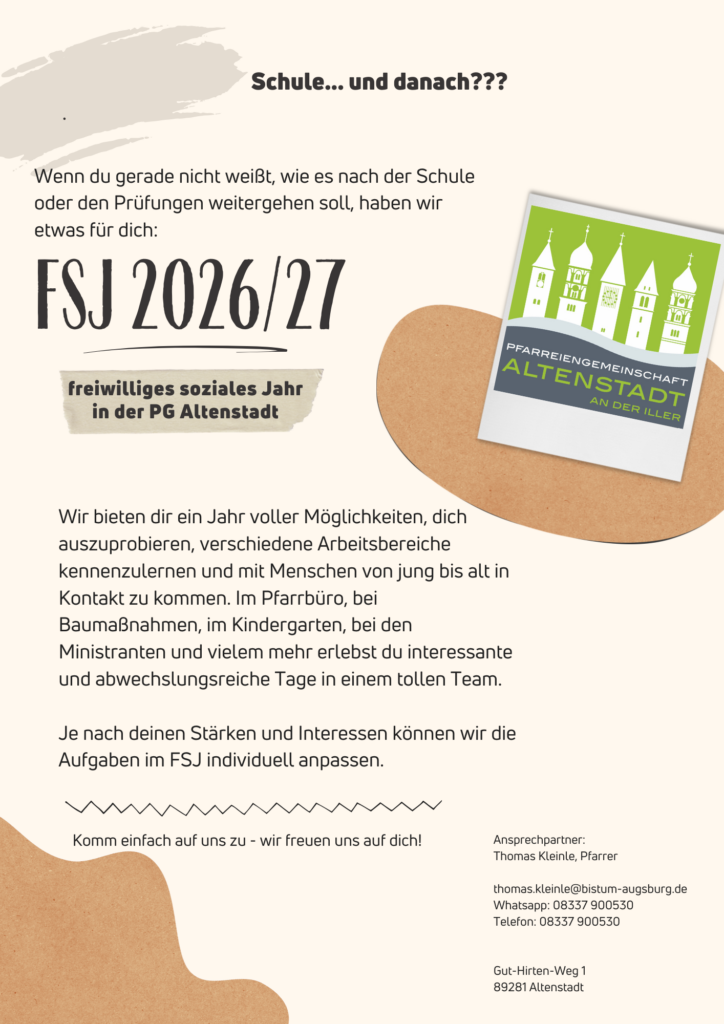 Bewerung zu einem FSJ